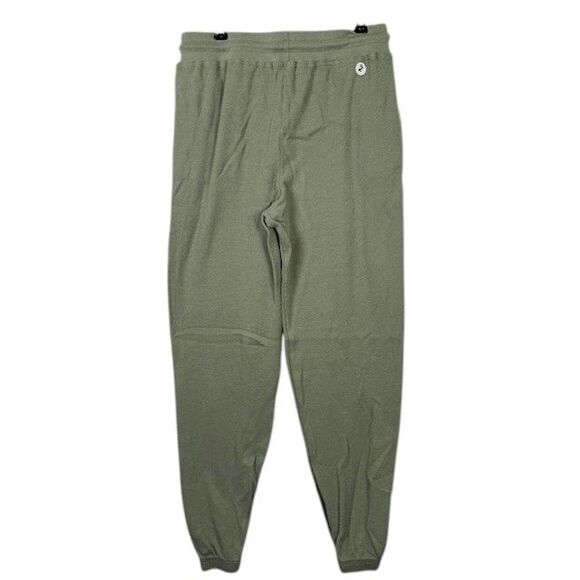 NEW! Sundry Thermal Sweatpants Pistachio Green Ombre Tie Waist Size Medium (2) - Picture 3 of 10